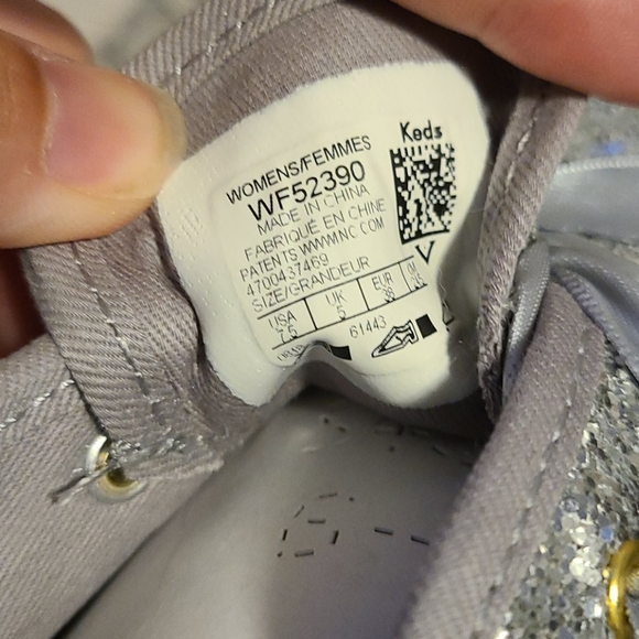 Keds x Kate spade silver glitter shoes 7.5 - Picture 4 of 4